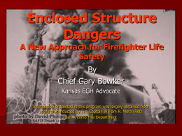 Preplanning For Your Life - Fire Fighter Close Calls.com