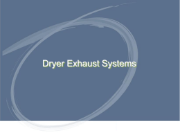 Dryer Exhaust Systems
