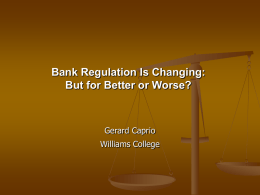 PowerPoint Presentation - Explicit Deposit Insurance?