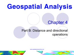 Chapter 2 - Geospatial Analysis