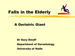 Falls in the Elderly