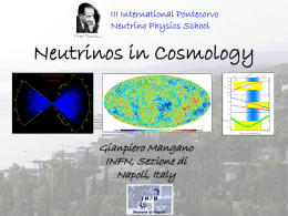 Neutrinos in Cosmology