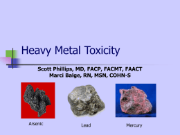 Heavy Metals - AOEC