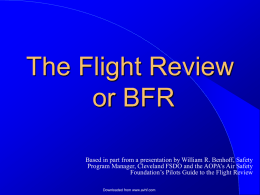 The Flight Review - Aviation Human Factors