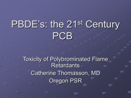 PBDE's the 21st Century PCB