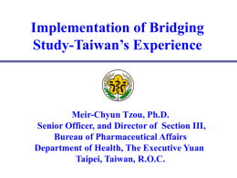 Implementation of Bridging Study