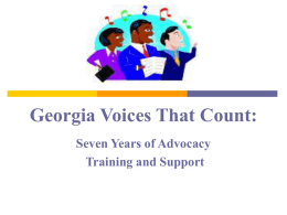 Georgia Voices That Count