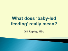 What does baby-led feeding really mean?