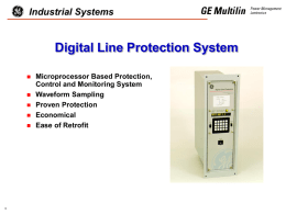 DLP-D Digital Line Protection System