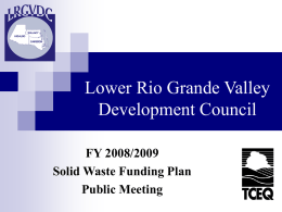 HHW - Lower Rio Grande Valley Development Council