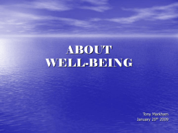 ABOUT WELL BEING - Hampshire County Council