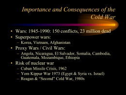 The Cold War Explanations