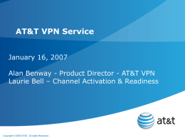 AT&T VPN Service - National Communications Group