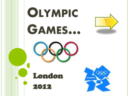 Olimpic Games…