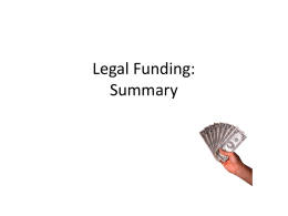Legal Funding