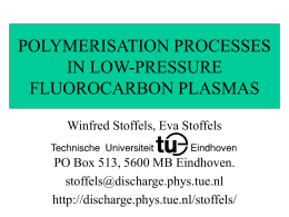 POLYMERISATION PROCESSES IN LOW