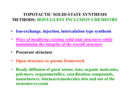 SOLID-STATE MATERIALS SYNTHESIS METHODS