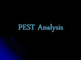 What is PEST Analysis?