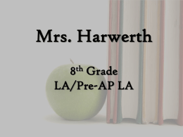 Mrs. Harwerth