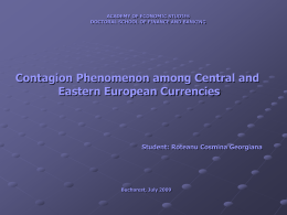 Contagion Phenomena among Central and Eastern European