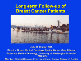 12.Long term Follow up of Breast Cancer Patients