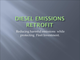 Diesel Emissions Retrofit