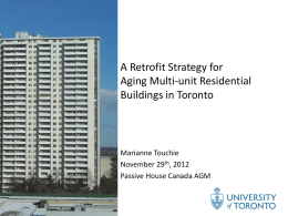 Application of GEMINI NTED™ to Residential Towers in Toronto