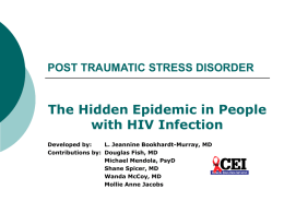 POSTTRAUMATIC STRESS DISORDER