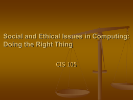 Chapter 13: Multimedia Chapter 14: Security, Privacy & Ethics