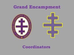 Grand Encampment Coordinators And Deputies