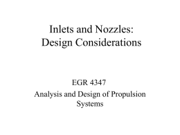 Inlets and Nozzles - Baylor University || School of
