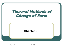 Chapter 9 Change of Form - Southern Illinois University