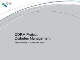 CDRM Diabetes Management
