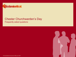 Ecclesiastical - Diocese of Chester