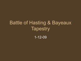 Bayeaux Tapestry