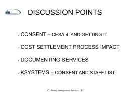 DISCUSSION POINTS