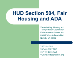 Fair Housing - Equal opportunity Fair Housing Laws