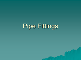 Pipe Fittings - CalAgEd Applications Menu
