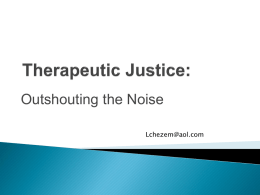 Therapeutic Justice - National Partnership on Alcohol