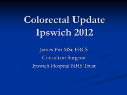 Colorectal Update - Ipswich and East Suffolk CCG > Home