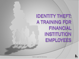 You can help - Identity Theft Network