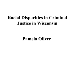 Racial Disparities in Criminal Justice: Linking Profiling