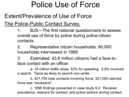 Police Use of Force - Northern Illinois University