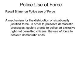Police Use of Force