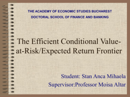 The Efficient Conditional Value-at