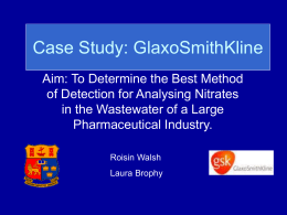 CaseStudy_GSK - Chemistry| |UCC