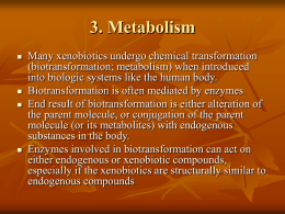 3. Metabolism - Professor Monzir Abdel
