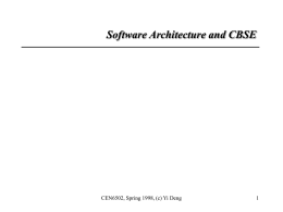 What is Software Architecture Important
