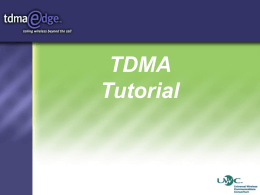 TDMA Tutorial - Network, Telecom & Wireless Technology Courses