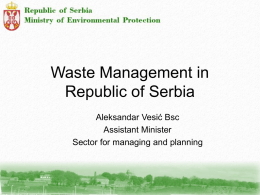 Waste Management - Regional Environmental Center
